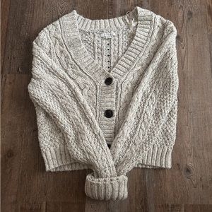 American Eagle Cropped Cardigan